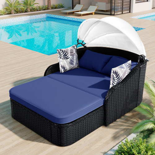 Outdoor Daybed Furniture - Cama solar para exteriores de 79.9