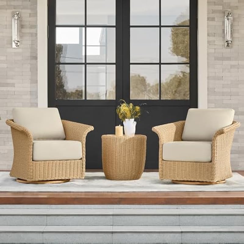 Conjunto de 3 piezas para uso  - Outdoor Furniture Metal Chairs reseña y precio