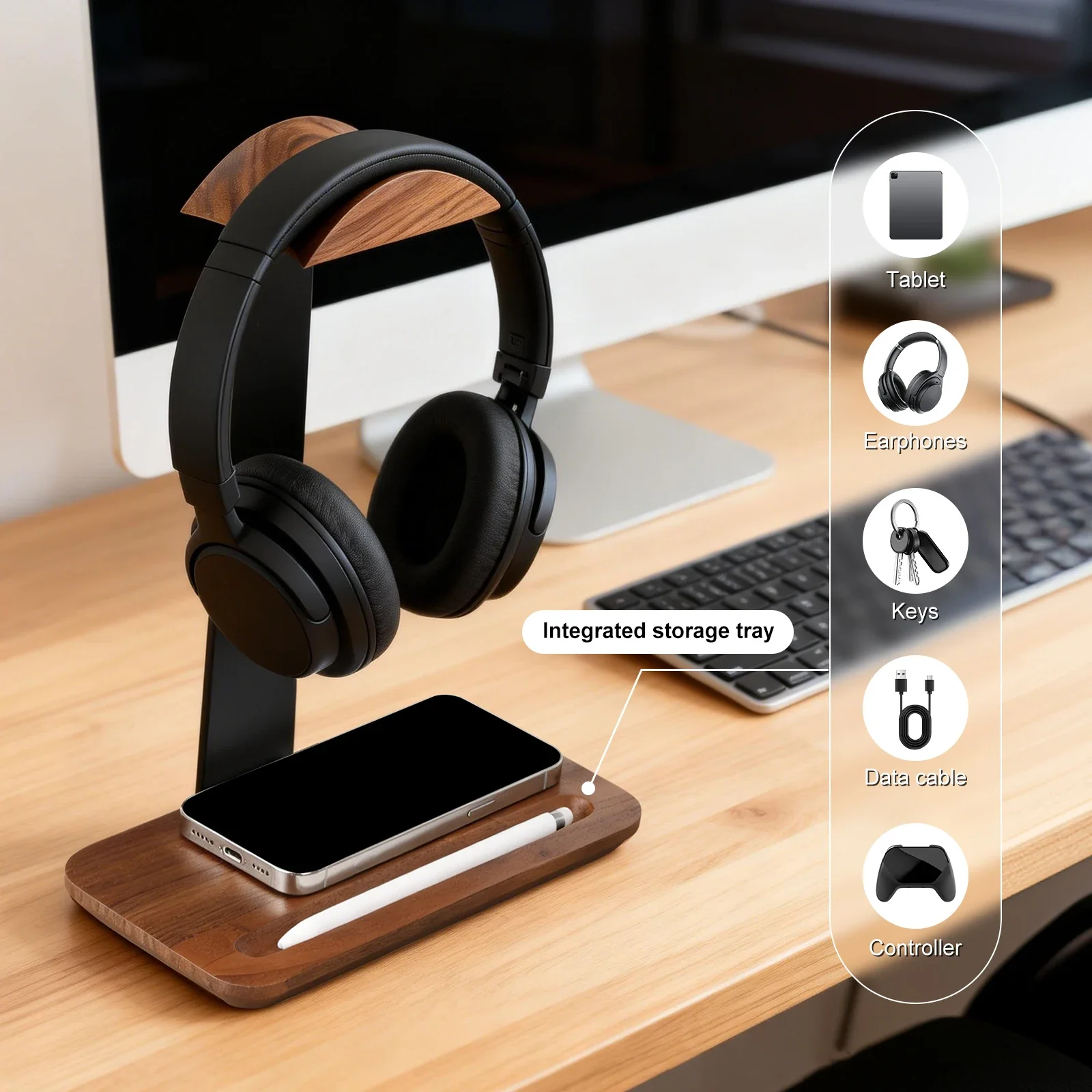 Soporte Universal para Auricul - Outdoor Furniture Wood reseña y precio