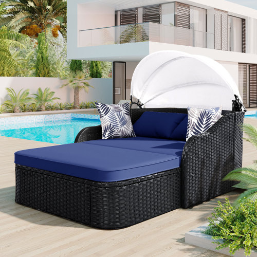 Cama solar para exteriores de  - Outdoor Daybed Furniture reseña y precio